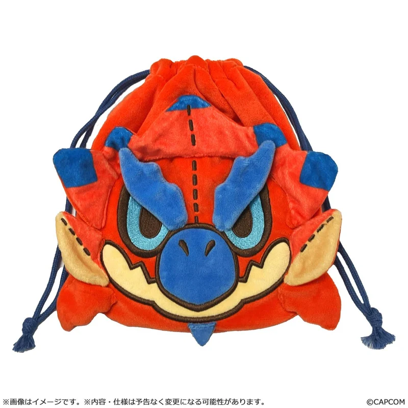 SPECIAL ORDER Capcom - Monster Hunter MonDefo Drawstring Bag Pouch - Rathalos [JP] Down Payment