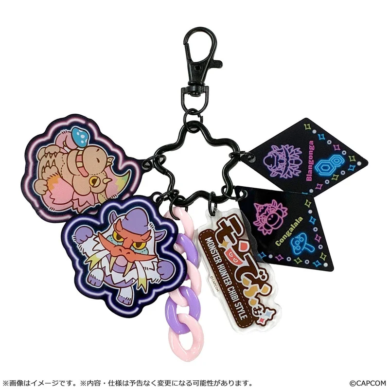 SPECIAL ORDER Capcom - Monster Hunter MonDefo Jarajara Acrylic Keychain - Blangonga & Congalala [JP] Down Payment