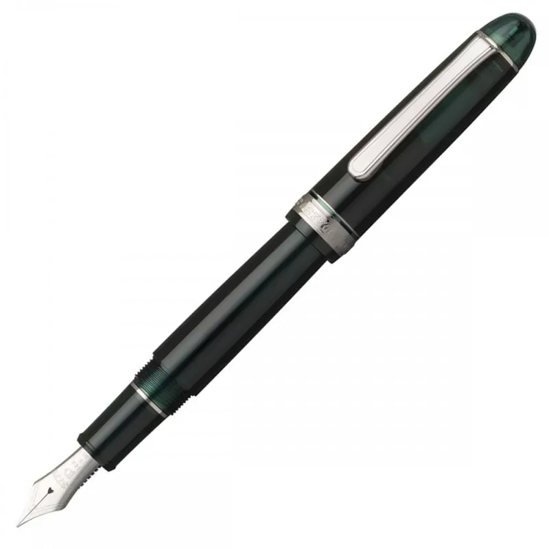Caneta Tinteiro Platinum Charles Laurel Green Pena F
