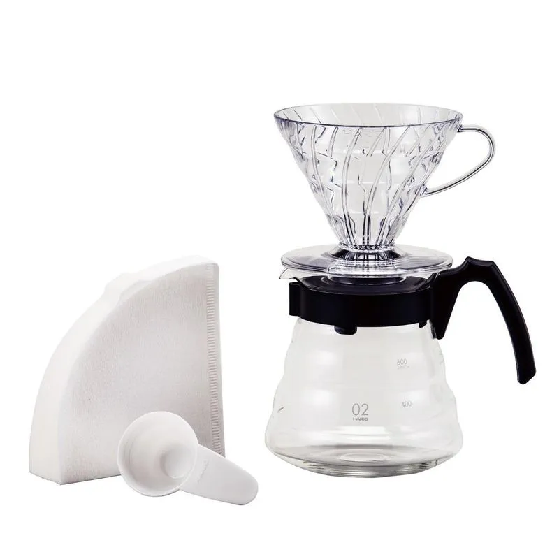 Kit Café Completo Novo Kit Hario 700ml E Filtro Hario 02 40 Uni + Chaleira Hario Buono 1l + Café Gourmet 250g
