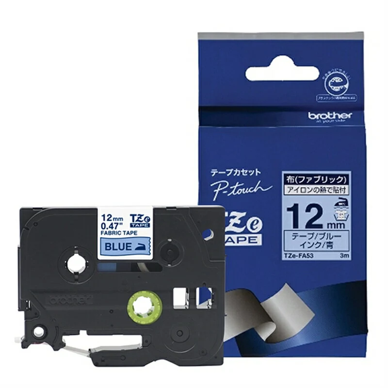 ブラザー ＴＺＥテープ１２ＭＭヌノブルー TZE-FA53 4977766703147