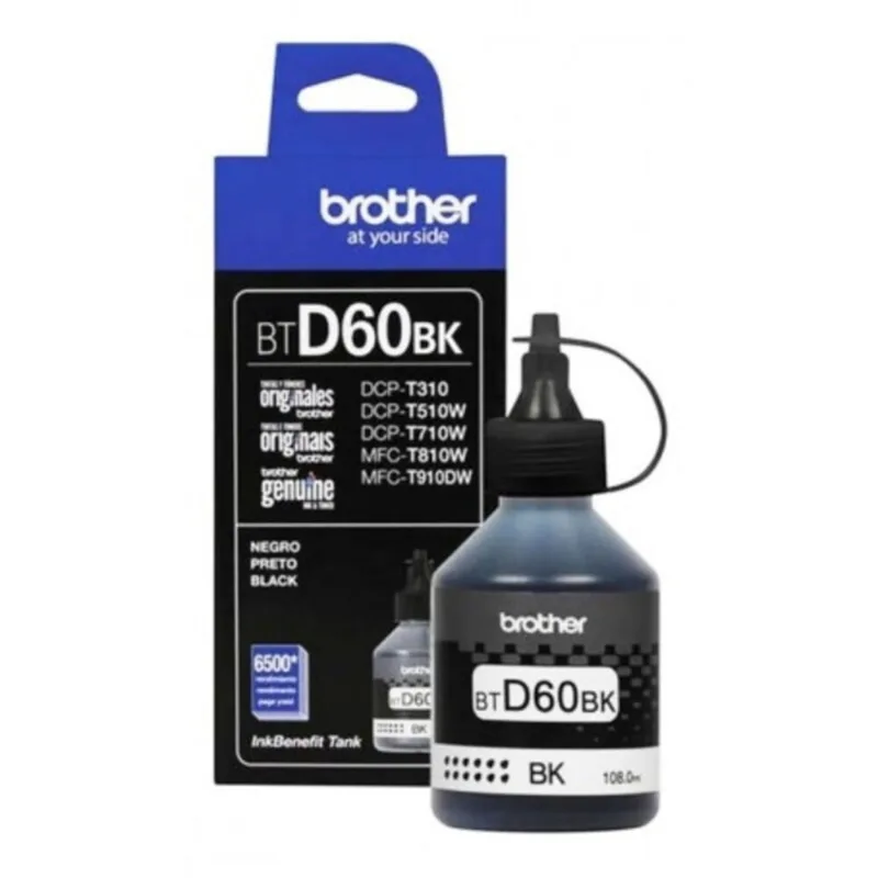 Botella de Tinta Brother BTD60BK Color Negro