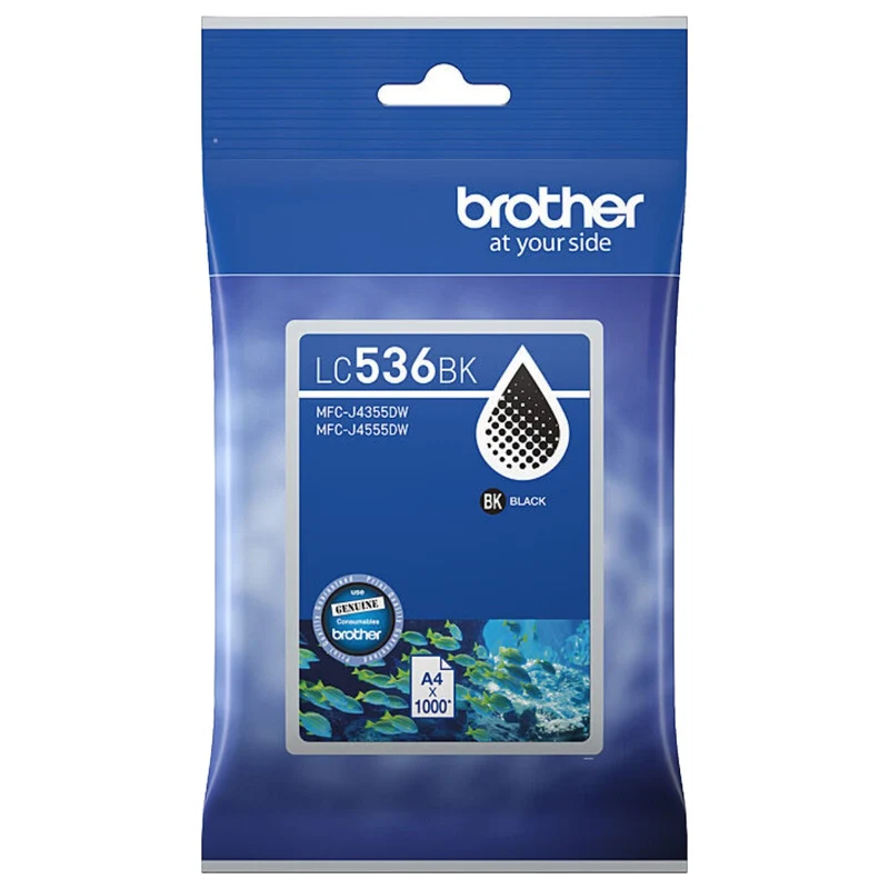 Brother LC536 Black Ink Cartridge LC-536BK SuperOffice