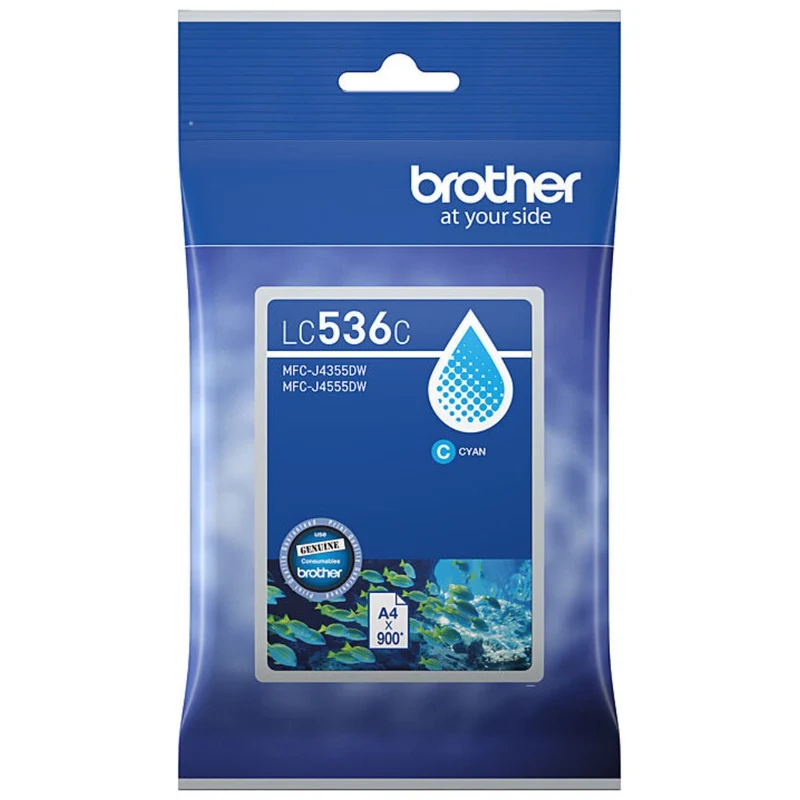 Brother LC536 Cyan Ink Cartridge LC-536C SuperOffice