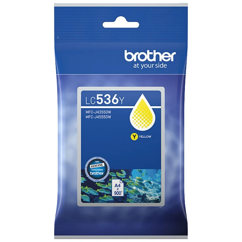 Brother LC536 Yellow Ink Cartridge LC-536Y SuperOffice
