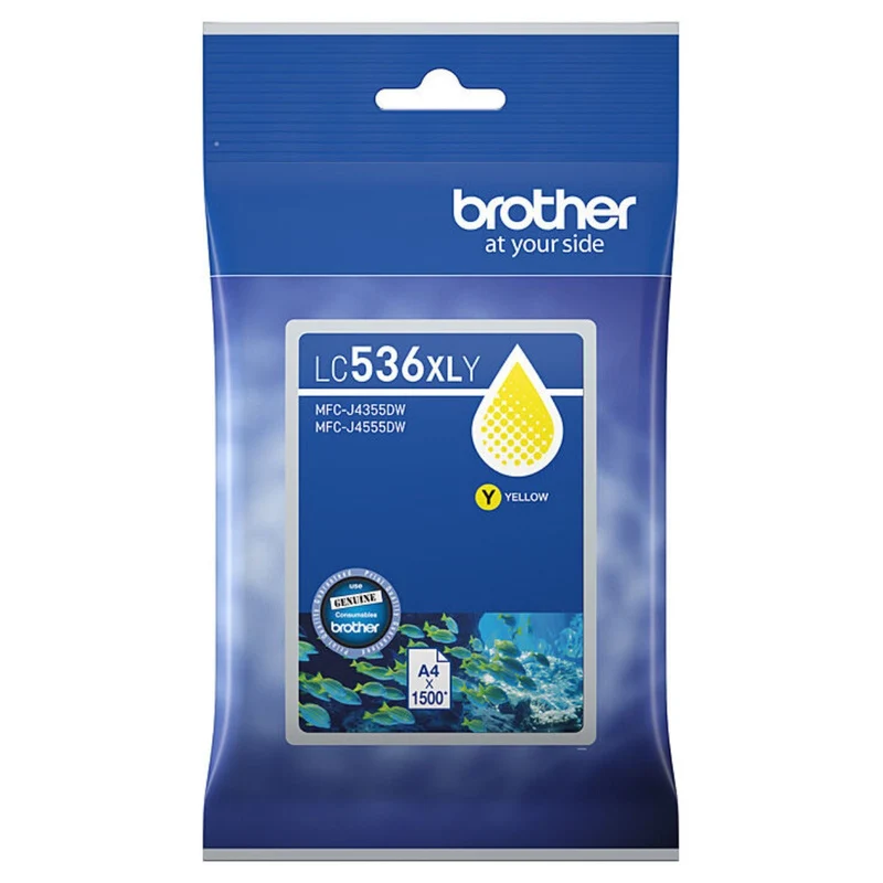 Brother LC536 Yellow Ink Cartridge LC-536XLY SuperOffice