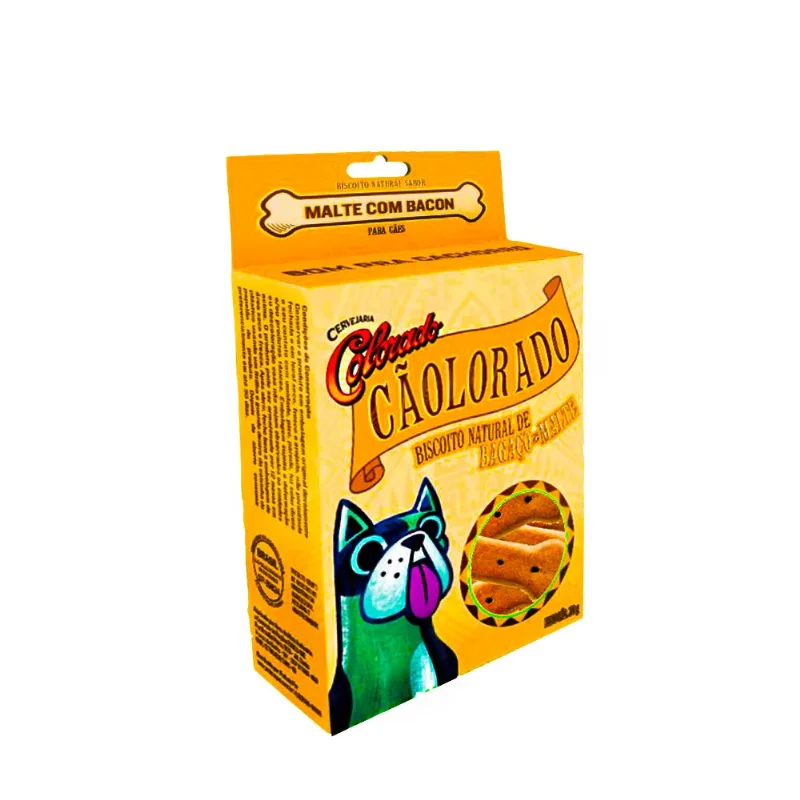 Biscoito Cãolorado Malte com Bacon 70g