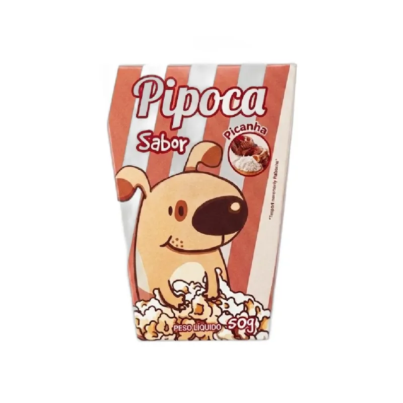 PADARIA PET PIPOCA CAES PICANHA ARROZ 50g - petshop Malu