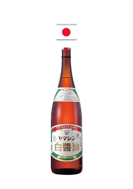 YAMASHIN SHOYU SHIRO 1.8L - Molho de soja branco. Origem: Japão