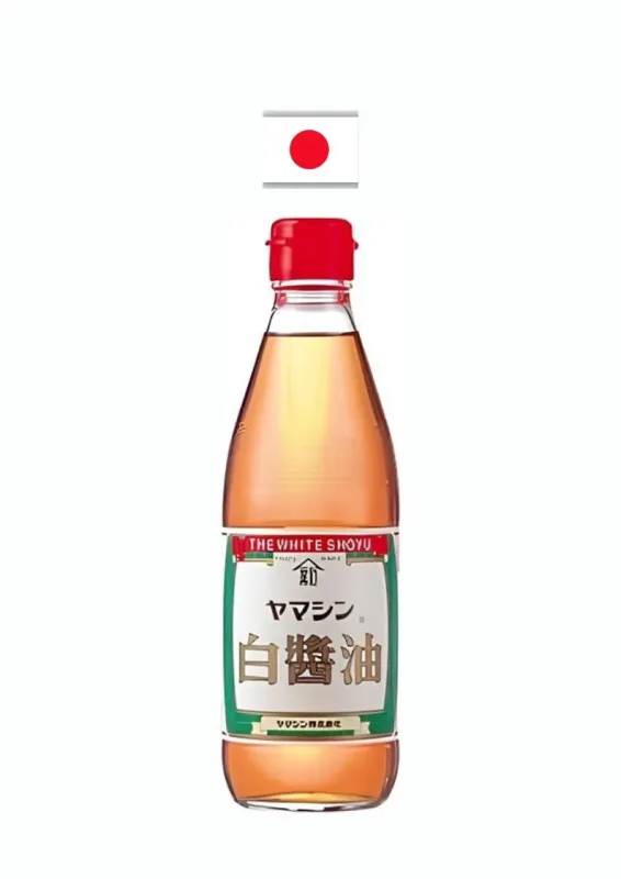 YAMASHIN SHOYU SHIRO 360ml - Molho de soja branco. Origem: Japão.