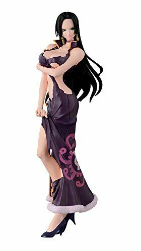 One Piece Boa Hancock purple dress GLITTER & GLAMOURS CRASH STYLE Banpresto NEW