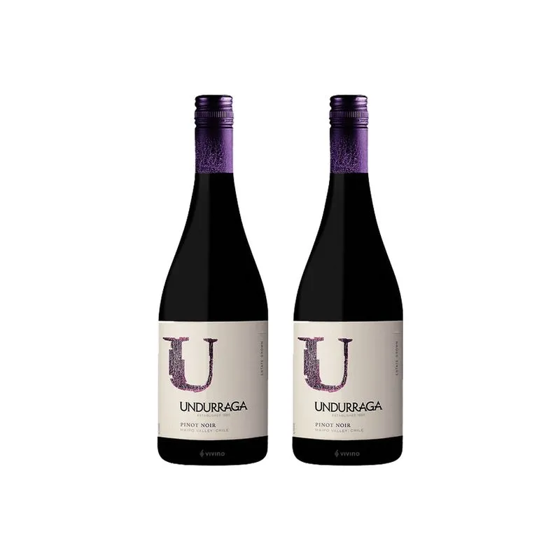 Kit 2x Vinho Rosé Chileno Undurraga U Pinot Noir 2020