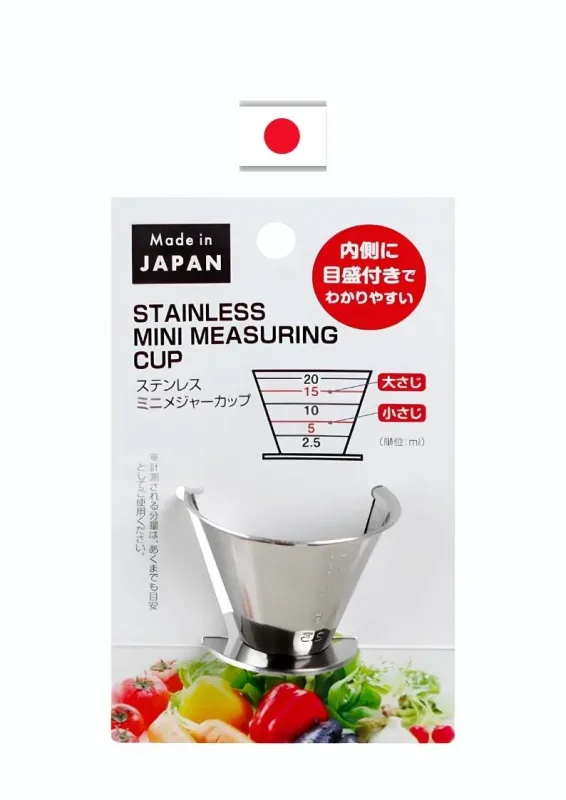 ECHO COPO INOX MINI 45x35mm 0321-710 - Mini copo de medida em inox. Origem: Japão