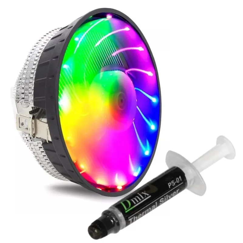 Air Cooler Led Rgb Intel Amd Lga Core I3 I5 I7 Ryzen