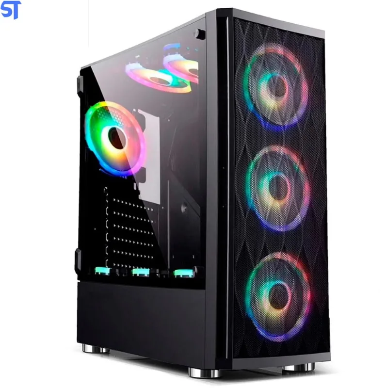 Gabinete Gamer Bg-025 Preto Bluecase Sem Fonte / Usb 3.0