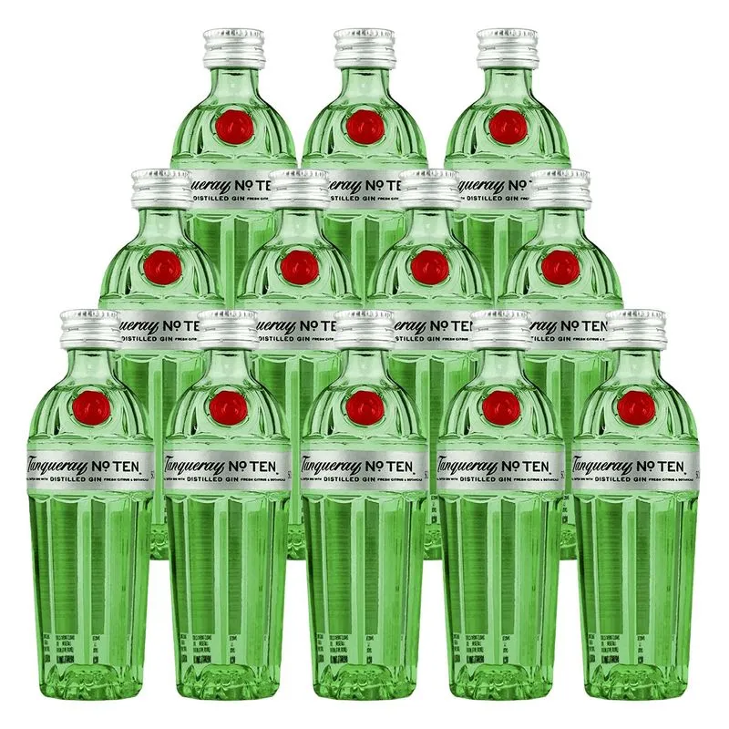 Miniatura Gin Tanqueray Ten London Dry 50ml 12 Unidades