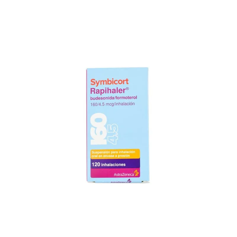 Symbicort Rapihaler 160/4.5 Mcg Suspensión Caja con 120 Inhalaciones