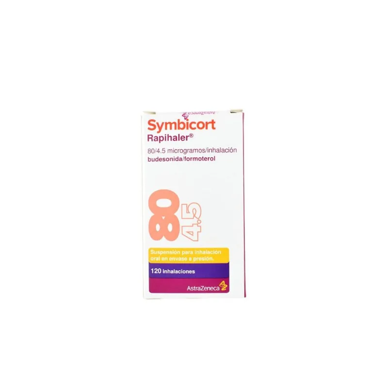 Symbicort Rapihaler 80/4.5 Mcg Suspensión Caja con 120 Inhalaciones