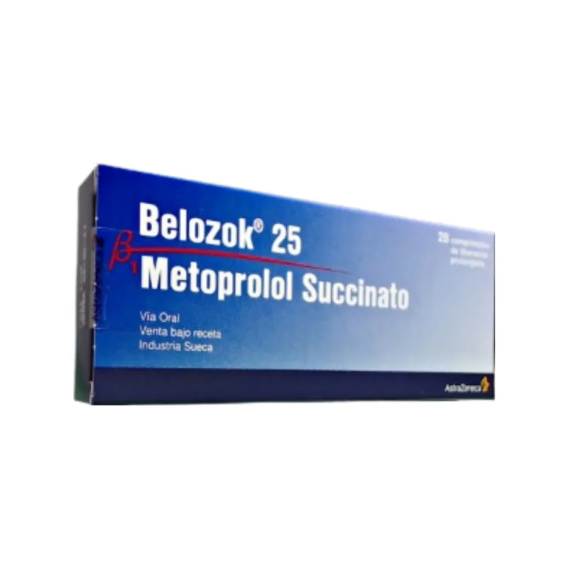Belozok Metoprolol 25 mg x 28 Comp Liberacion Prolongada