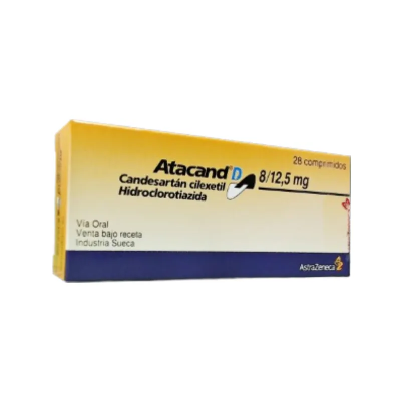 Atacand D Candesartán + Hidroclorotiazida 8 mg x 28 Comp Divisibles