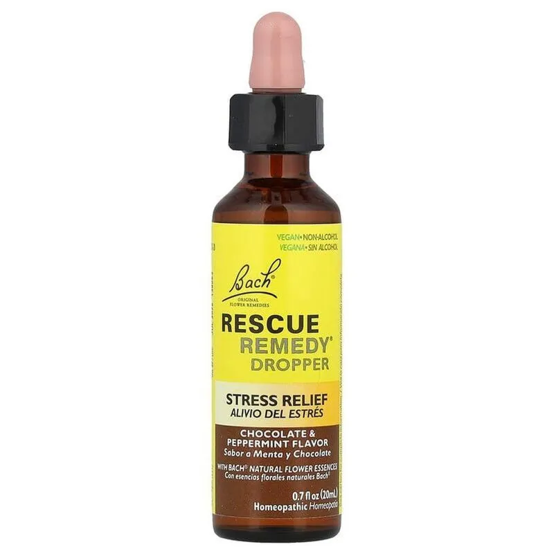 Rescue Gotas Chocolate E Hortelã 20ml Bach