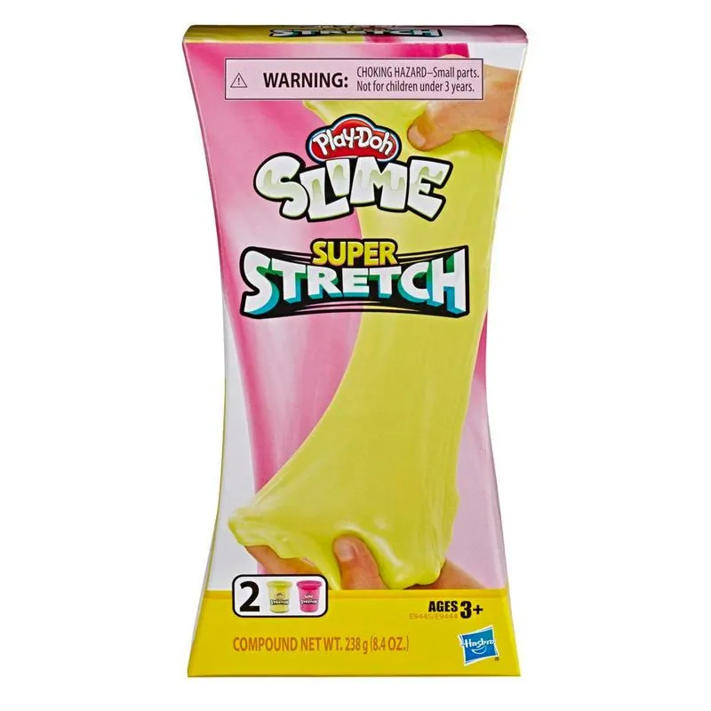 Play-Doh Pack Super Stretch Amarelo e Vermelho - Hasbro