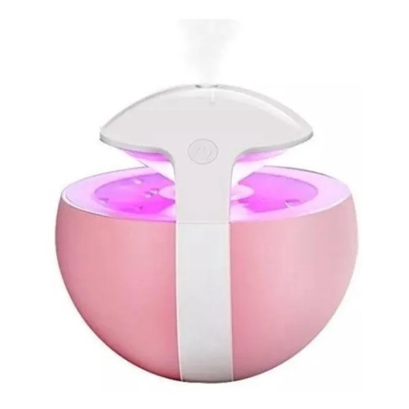 Difusor De Ar - Umidificador 450Ml Ultrassônico Rosa