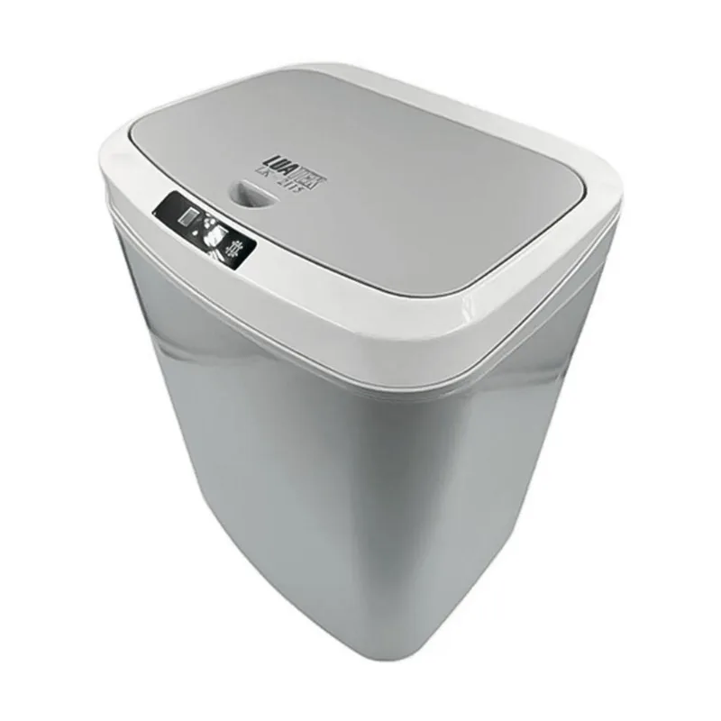 Lixeira Automática Com Sensor 15l Para Cozinha Banheiro