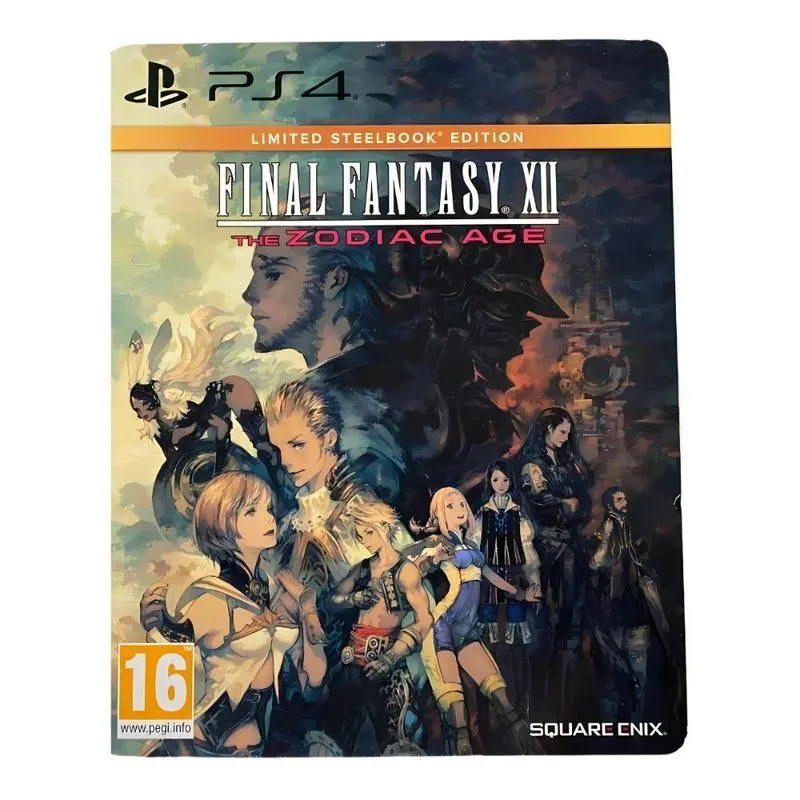 Jogo Final Fantasy Xii The Zodiace Age Steelbook Edition Ps4