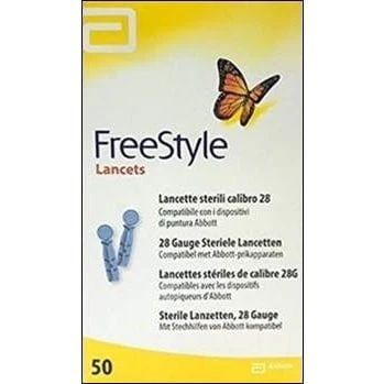 Lancetas Freestyle Lanceta - 50 Unidades