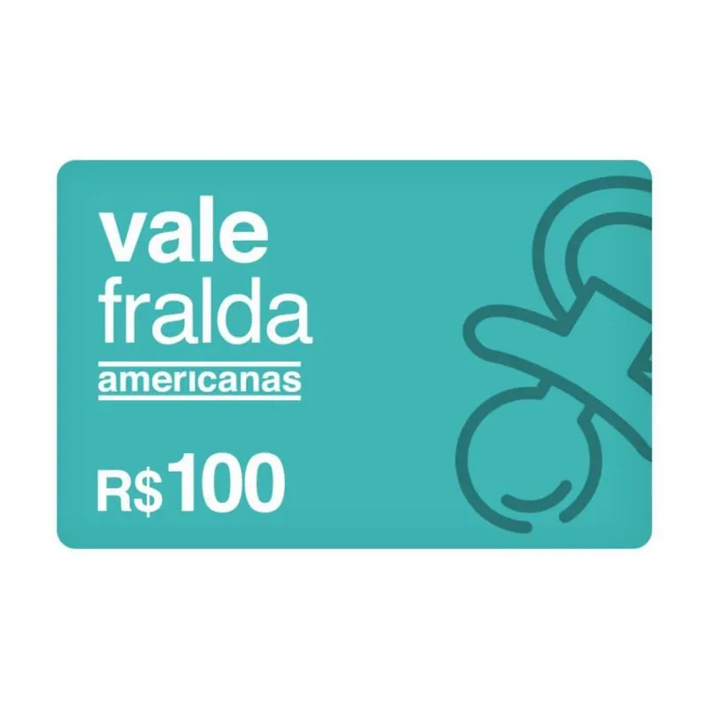 Vale Fralda - R$ 100,00 (Virtual)