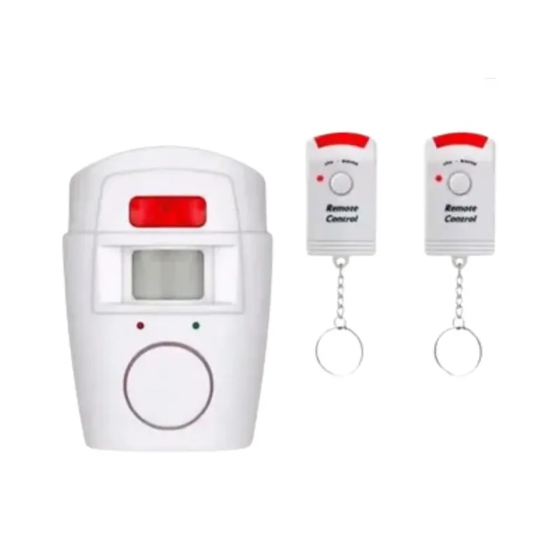 Alarme Residencial Sensor De Presença 10m Sirene 2 Controles