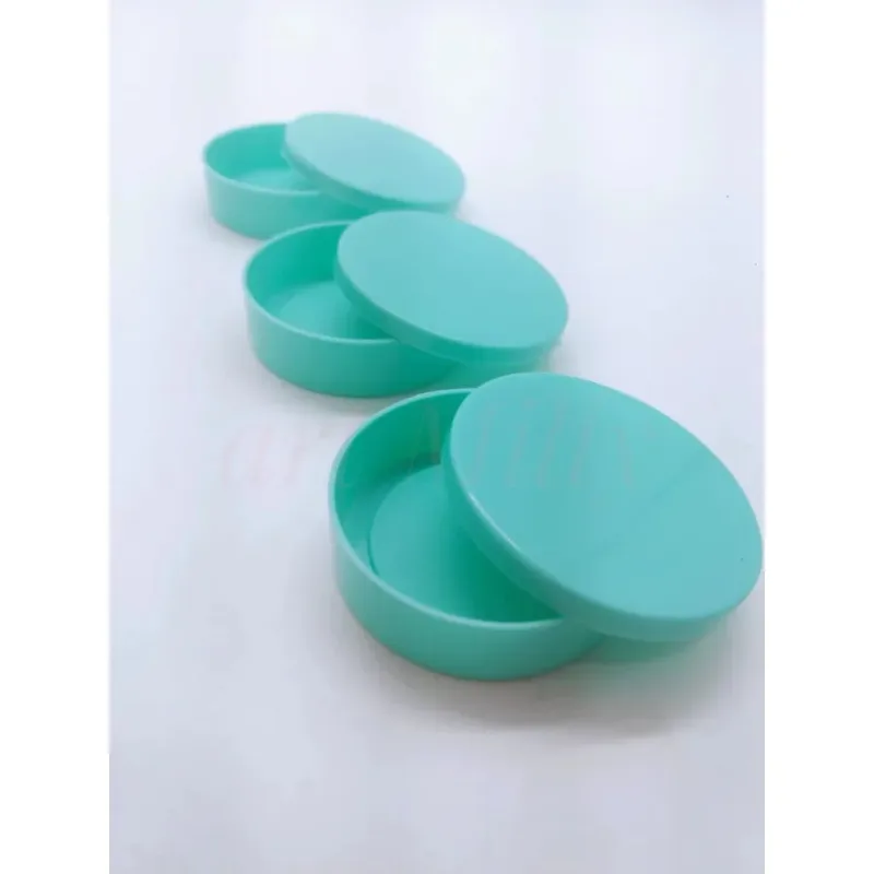 Latinha redonda - Verde claro - 5x1cm
