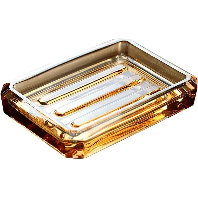Soap Box Sink Storage Rack Holder Transparent Soap Jieyou
