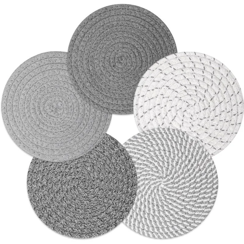 Conjunto de trivets jieyou para panelas e frigideiras quentes, almofadas quentes para cozinha