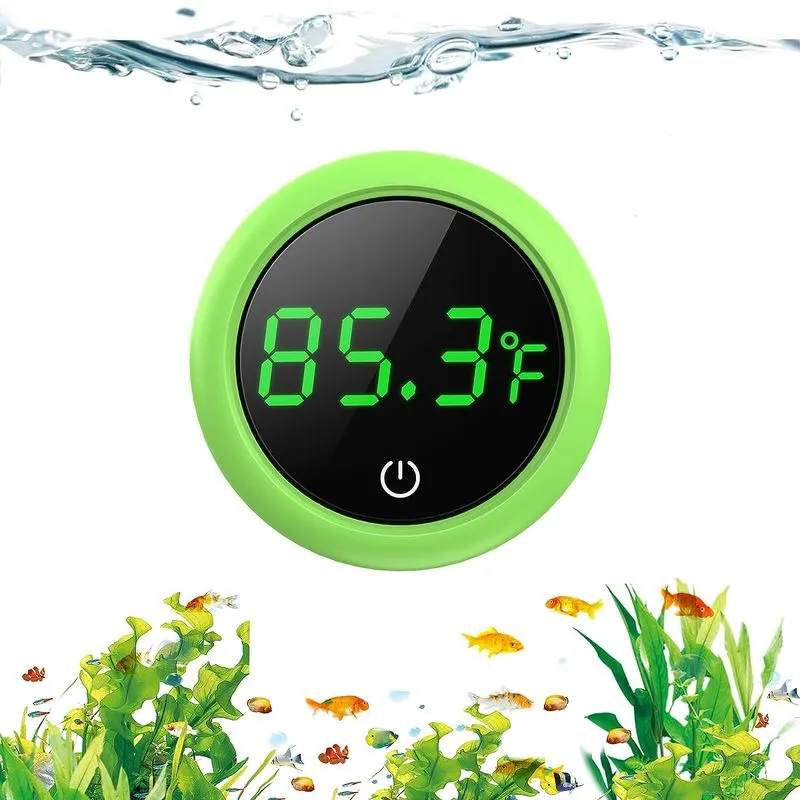 Termômetro Led Aquário 5s Refresh Speed Touch Screen Peixes