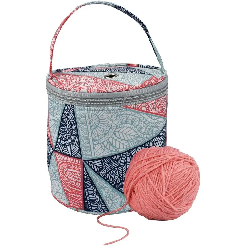 Saco De Armazenamento De Fio Pequeno Mini Saco De Tricô Fios Drum Case Fo