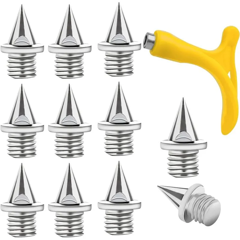 120pcs 1/4 Polegadas De Aço Inoxidável Track Spikes Com 1pcs Spike