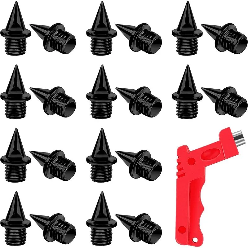 20pcs 1/4inch Trilha De Aço Duro E Picos De Cross Country Com
