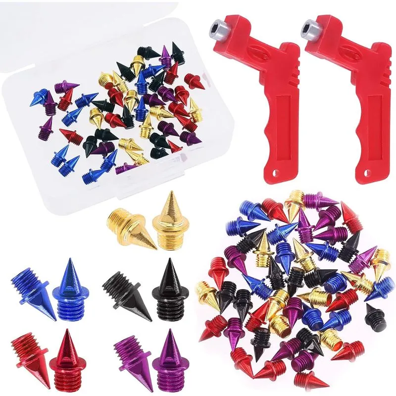 52pcs 1/4 Colorido Da Trilha De Aço Inoxidável E Cross Country