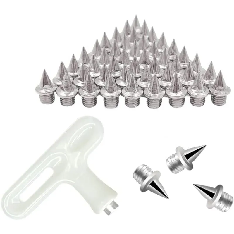 50pcs 1/4inch Spikes Substituição Trilha De Aço E Cross Coun