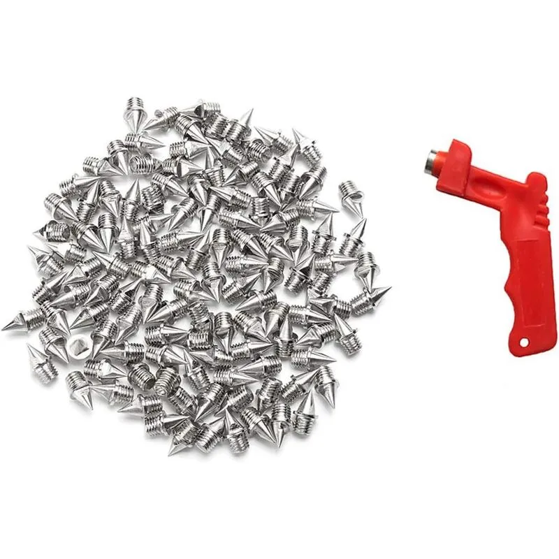 110pcs 1/4inch Trilha De Aço Inoxidável E Cross Country Spike