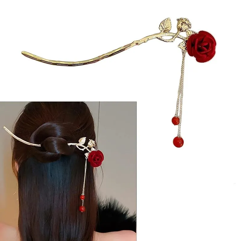 Rosa Hairpin Hair Sticks Hairpin Bonito Hair Stick Antiqu