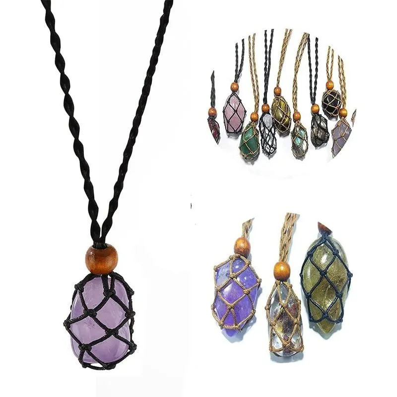 Suporte Para Colares De Gaiola De Cristal - Gaiola De Pedra Para Cristais Nec