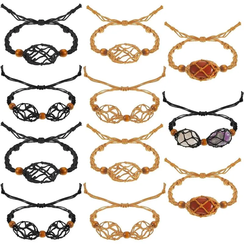 8 Pcs Porta Pulseira De Cristal Vazio Suporte De Pedra Hol Cristal