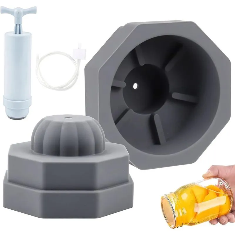 Silicone Mason Jar Vacuum Sealer, fácil de usar Canning Jar Va