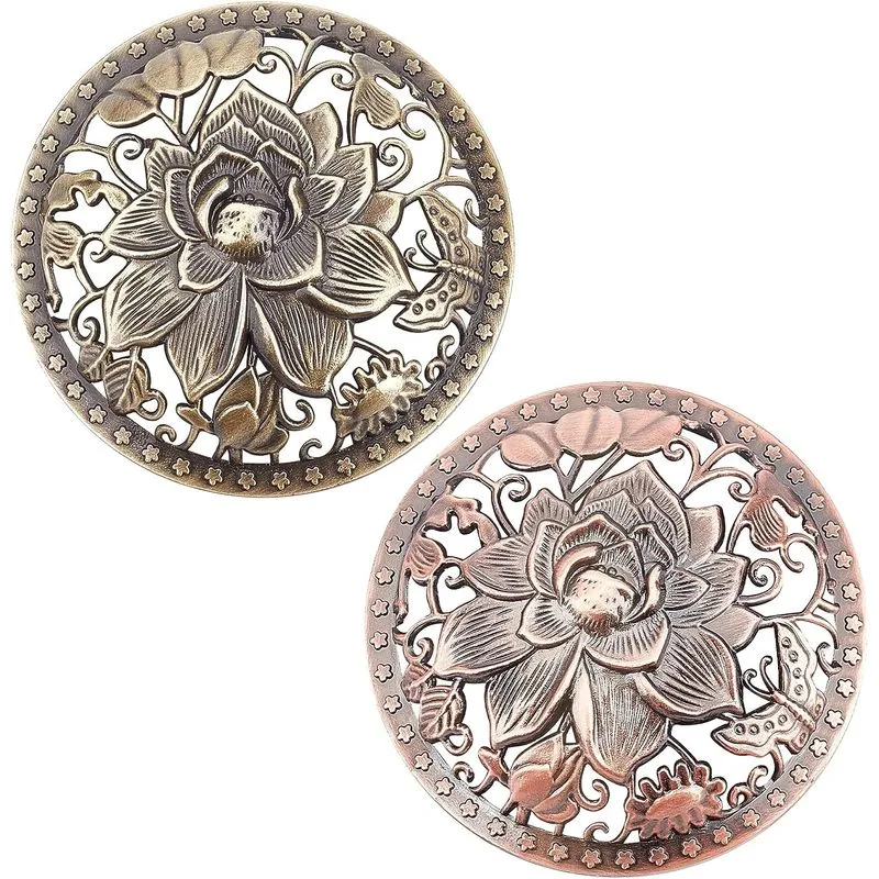 2pcs Vela Tampa Topper Lotus Velas Perfumadas Cobrir Flores