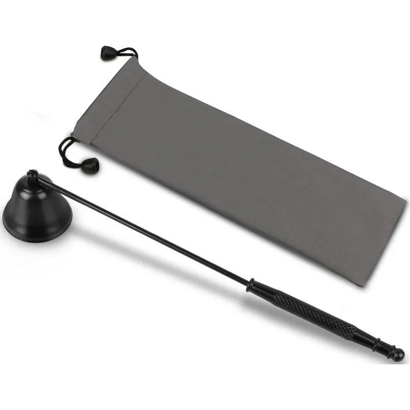 Vela Snuffer Preto Elegante Extintor De Velas Snuffer Ac