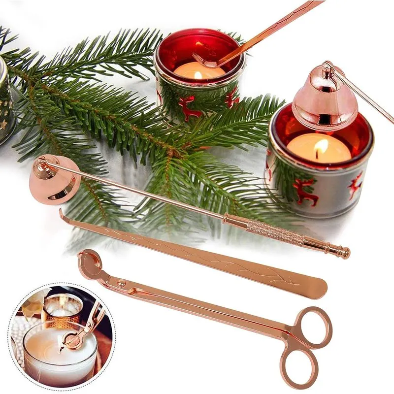3 Peças Vela Acessório Set Vela Wick Trimmer Vela Snu