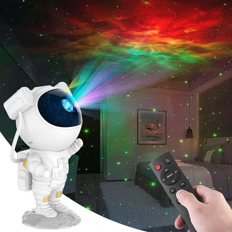 Astronauta Star Projector Galaxy Night Light Space Projector